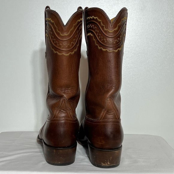 Lucchese Devin Ranch Hand Leather Boots 12 EUC - Picture 4 of 10